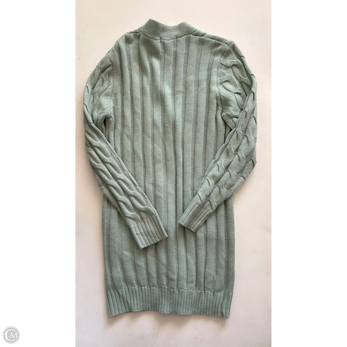 Sweater Cardigan By Cmc In Green, Size: S