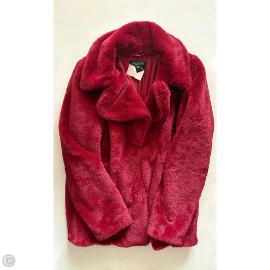 Coat Faux Fur & Sherpa By Rachel Zoe In Rose Gold, Size: M