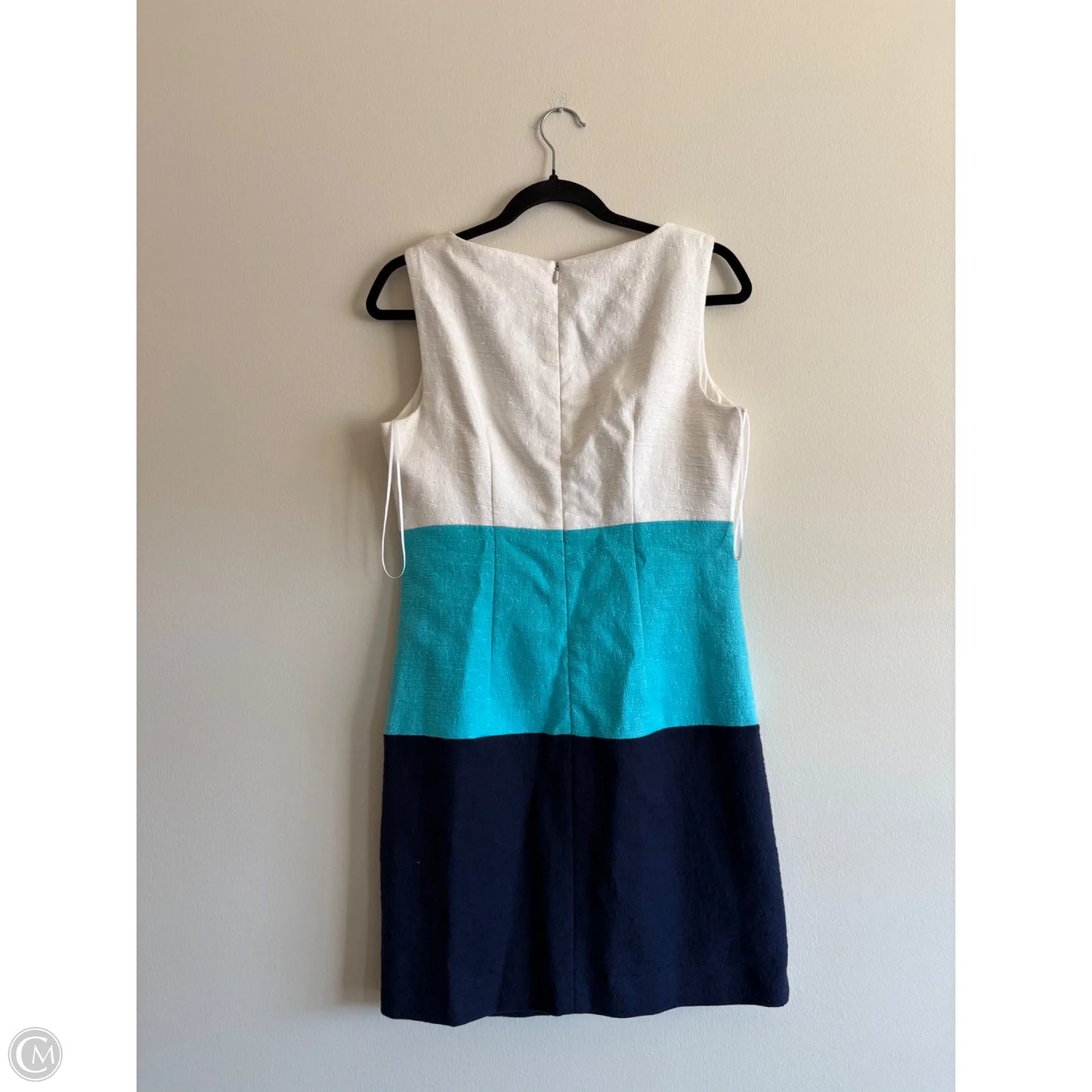 Dress Casual Midi By Trina Turk In Blue & White, Size: S