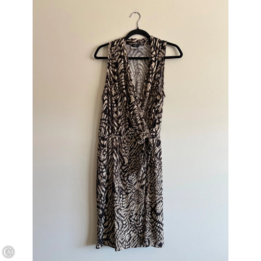 Dress Casual Midi By Jones New York In Brown, Size: L