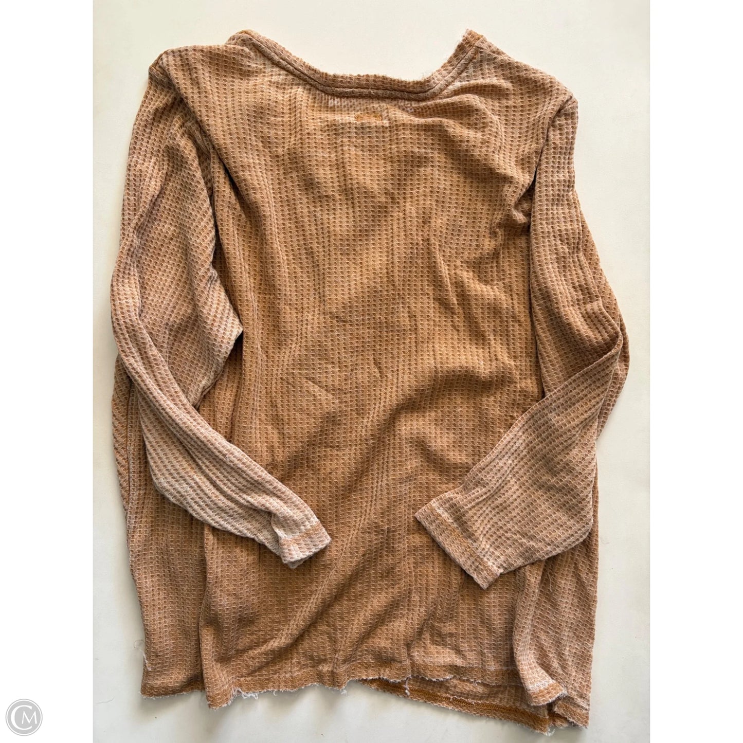 Top Long Sleeve By True Craft In Yellow, Size: 2x