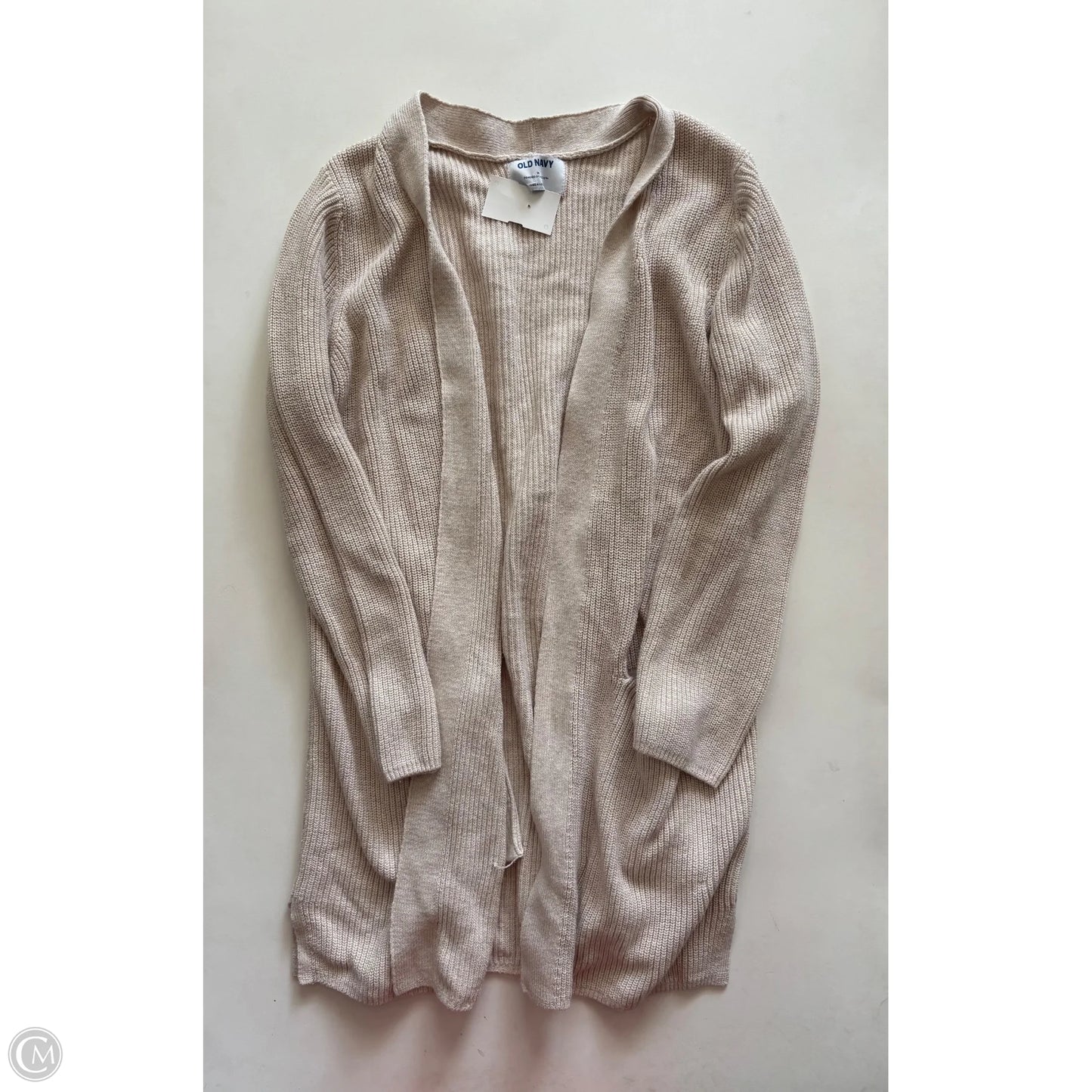 Sweater Cardigan By Old Navy In Cream, Size: M