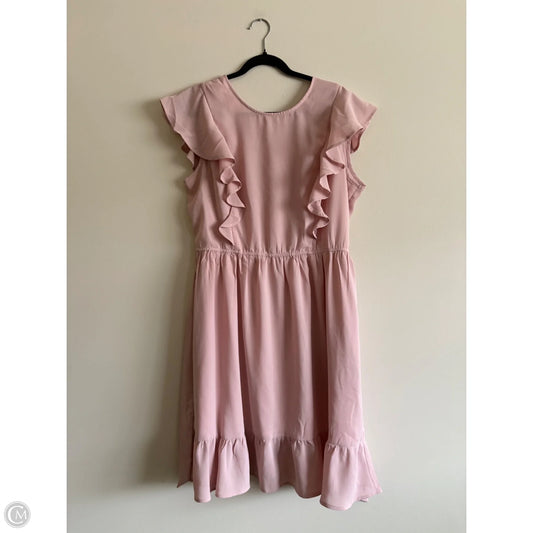Dress Casual Midi By Kancy Kole In Pink, Size: Xl