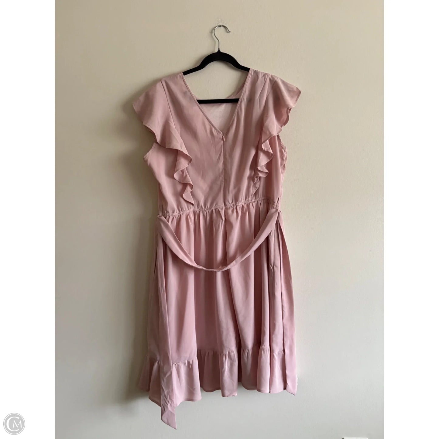 Dress Casual Midi By Kancy Kole In Pink, Size: Xl