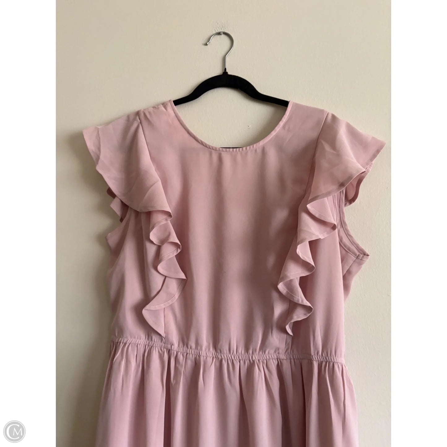Dress Casual Midi By Kancy Kole In Pink, Size: Xl