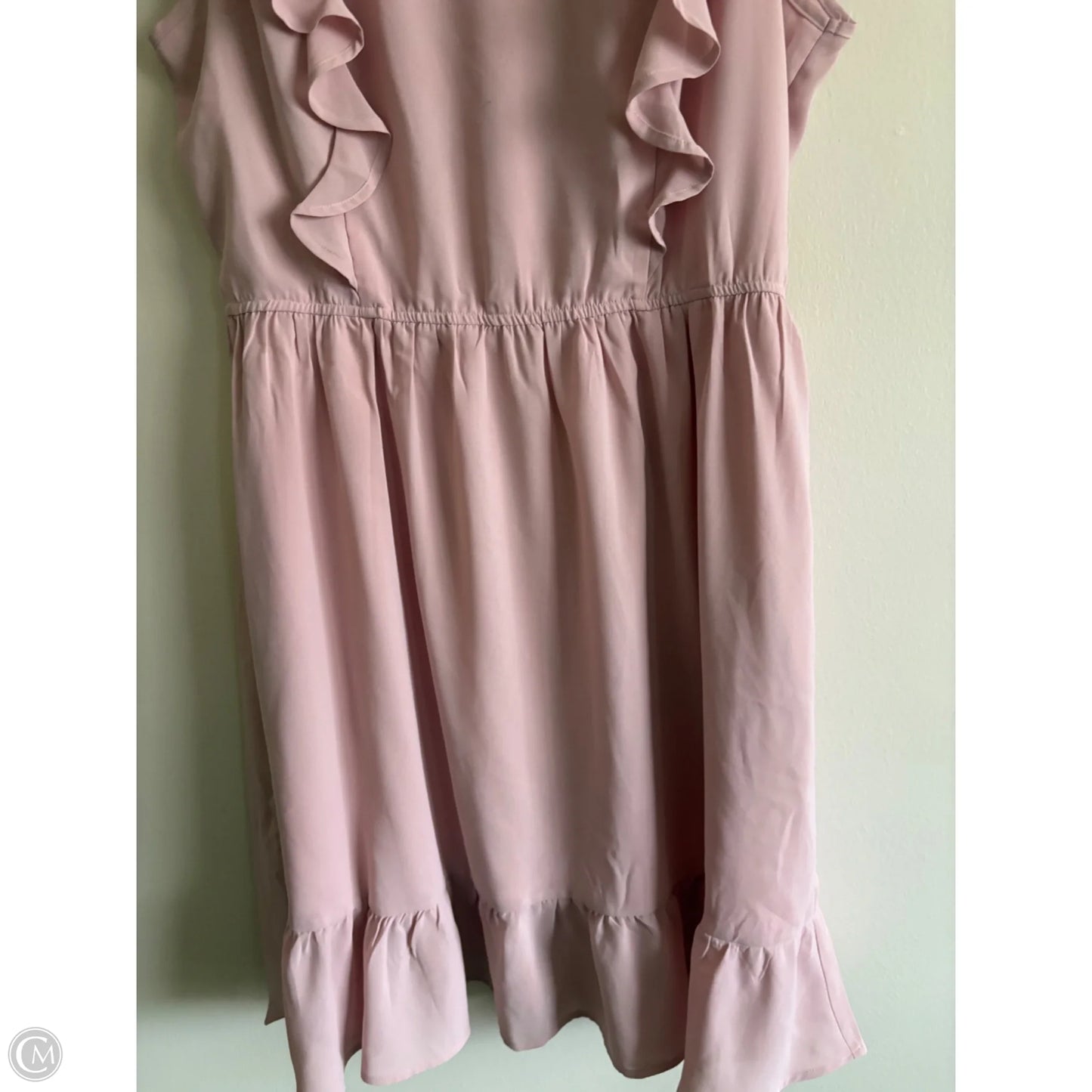 Dress Casual Midi By Kancy Kole In Pink, Size: Xl