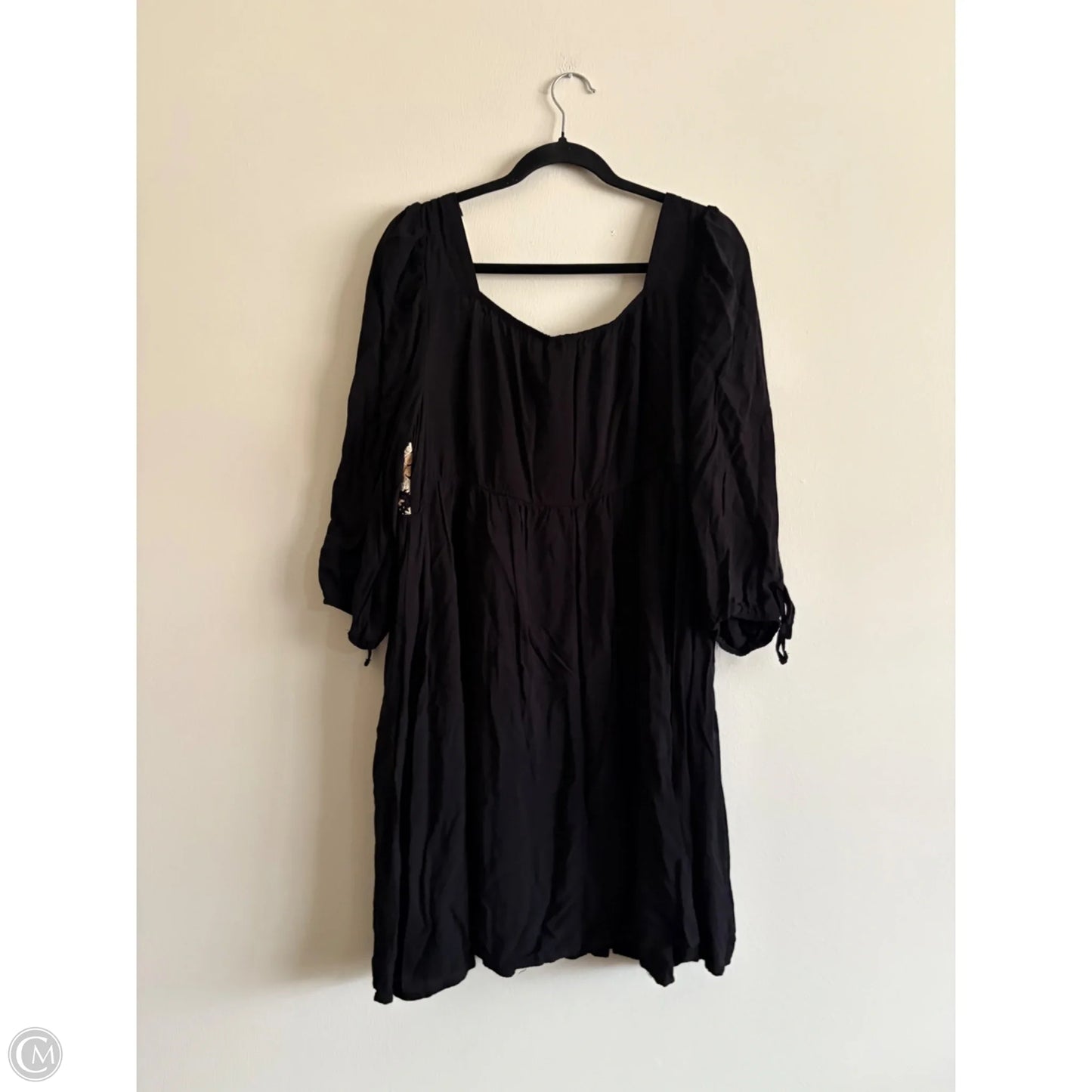 Dress Casual Midi By Cato In Black, Size: Xl