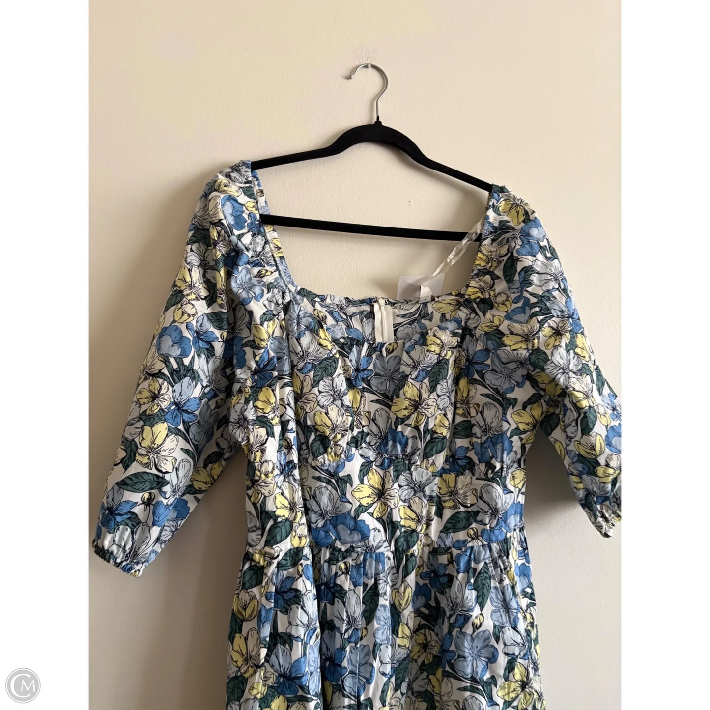 Dress Casual Midi By Cato In Floral Print, Size: Xl