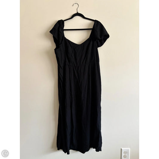 Dress Casual Maxi By Old Navy In Black, Size: Xl