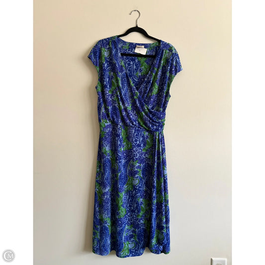 Dress Work By Talbots In Purple, Size: Xl