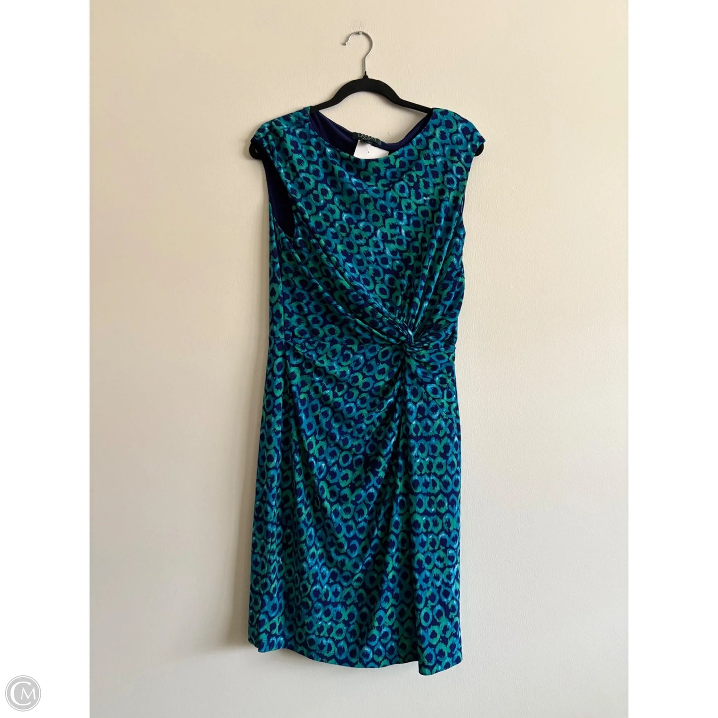 Dress Work By Lauren By Ralph Lauren In Blue, Size: L