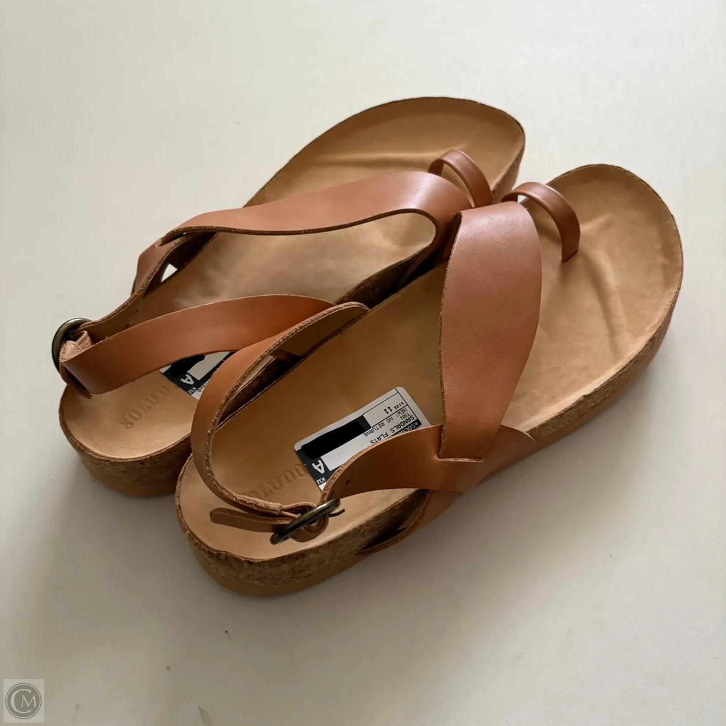 Sandals Flats By Soludos In Tan, Size: 11