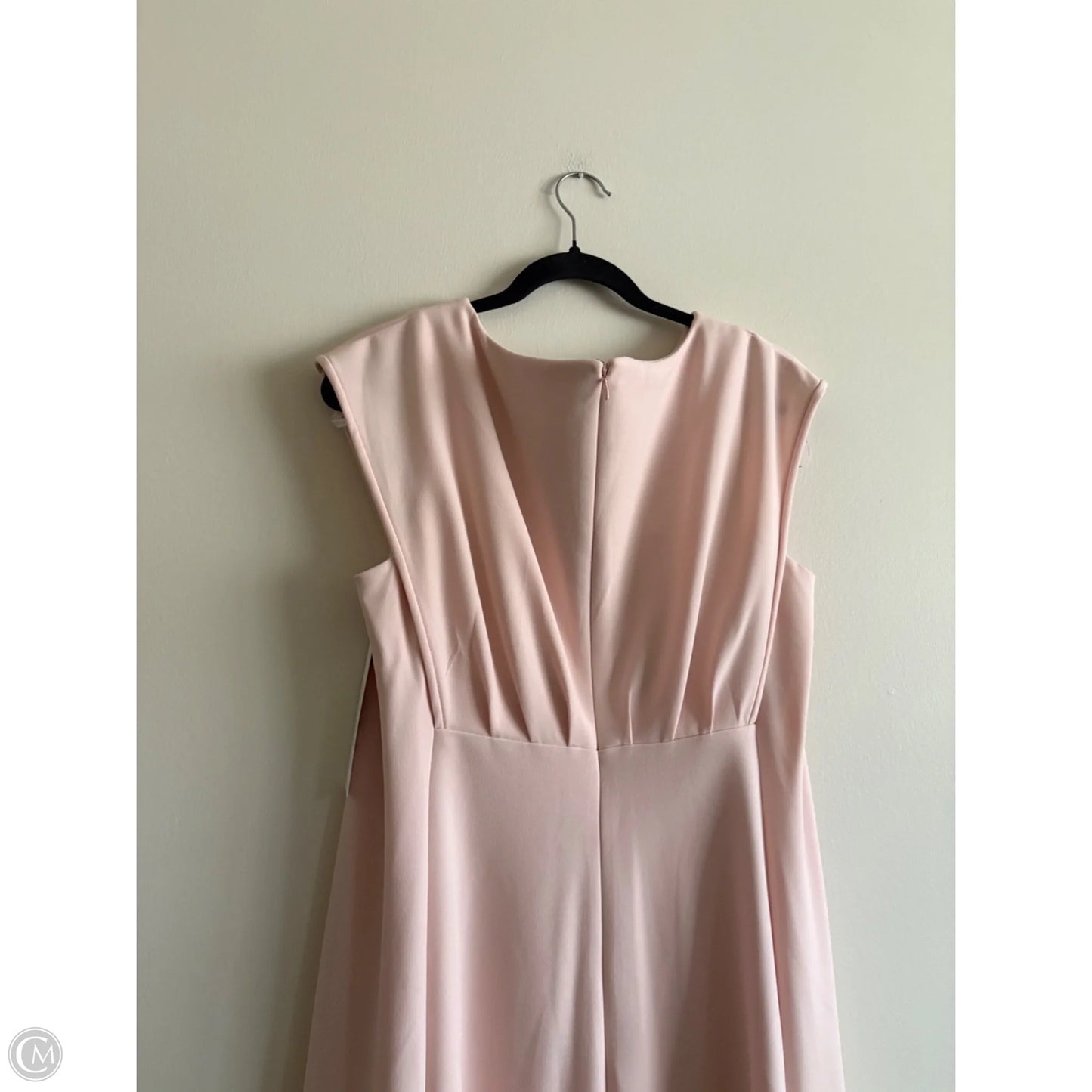 Dress Party Midi By Calvin Klein In Pink, Size: Xl