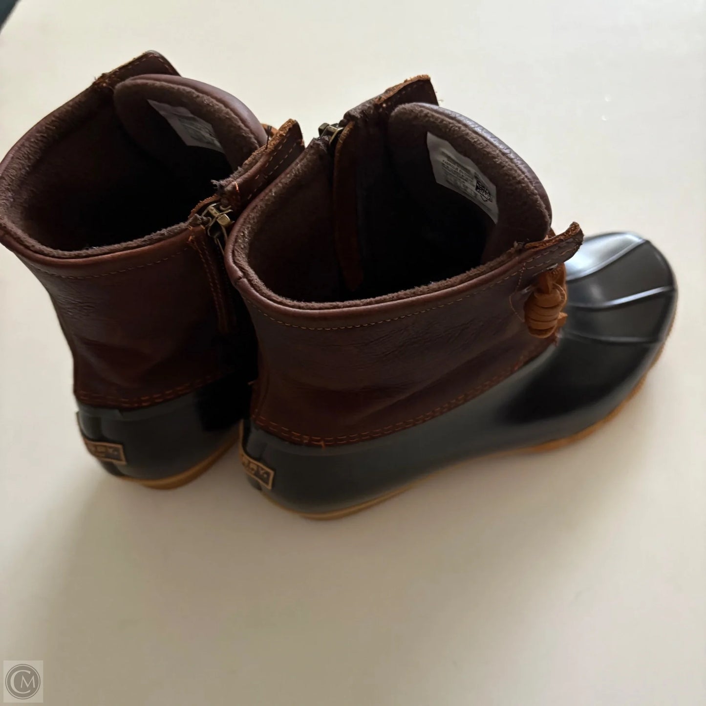 Boots Ankle Flats By Sperry In Brown, Size: 9