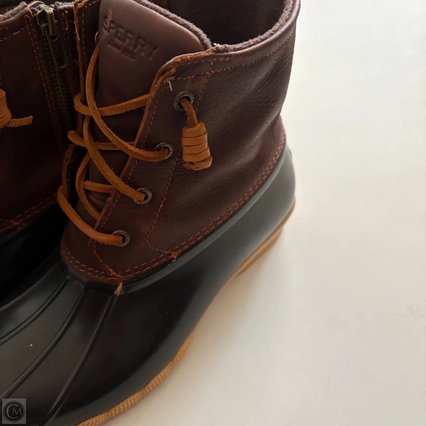 Boots Ankle Flats By Sperry In Brown, Size: 9