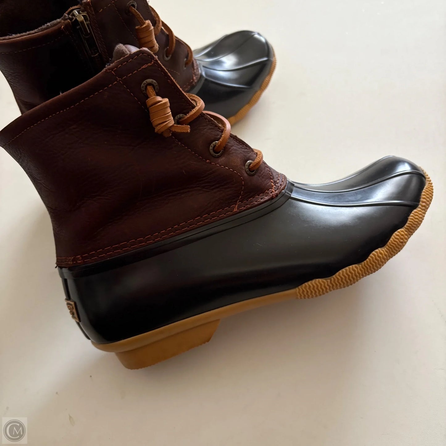 Boots Ankle Flats By Sperry In Brown, Size: 9