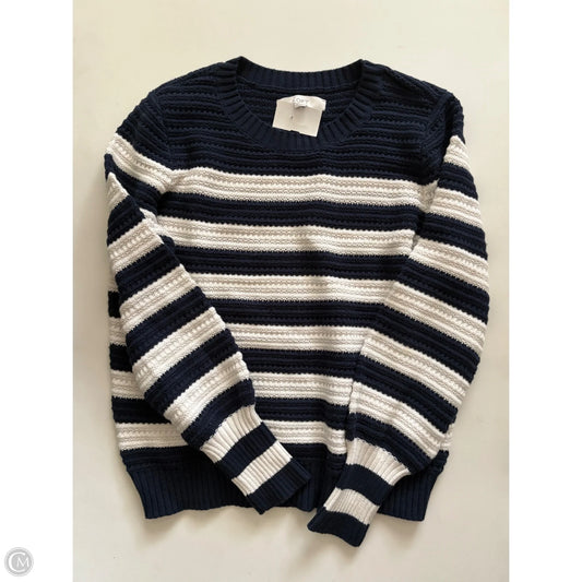 Sweater By Loft In Striped Pattern, Size: M