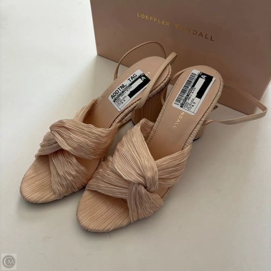 Shoes Heels Block By Loeffler Randall In Cream, Size: 9.5