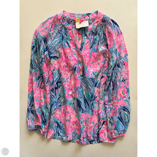 Blouse Designer By Lilly Pulitzer In Multi-colored, Size: Xxs
