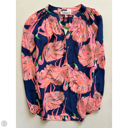 Blouse Designer By Lilly Pulitzer In Multi-colored, Size: Xxs