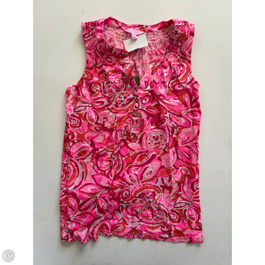 Tank Top Designer By Lilly Pulitzer In Pink, Size: Xs