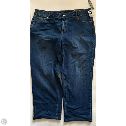 Jeans Straight By Talbots In Blue, Size: 20