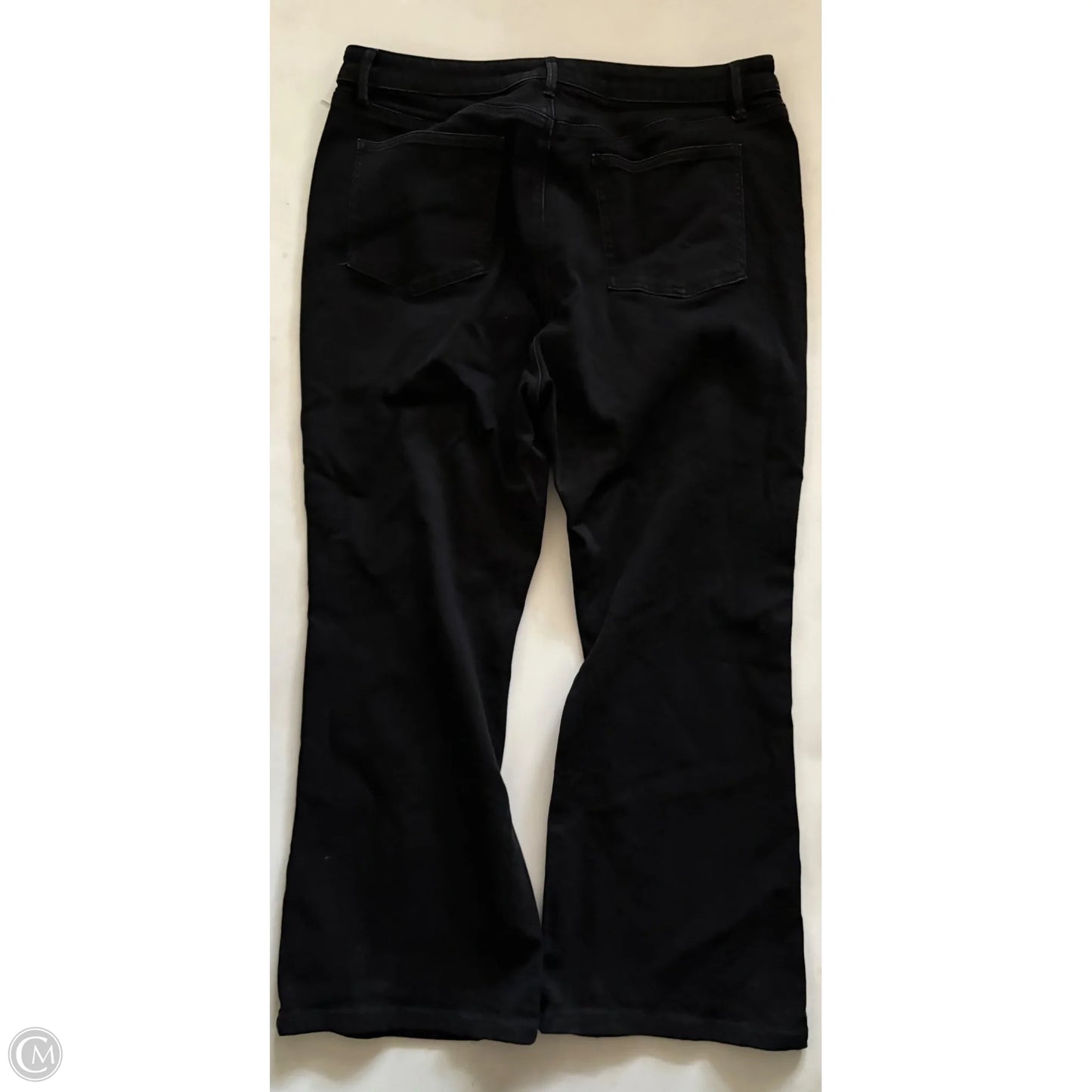 Jeans Straight By Ann Taylor In Black, Size: 18