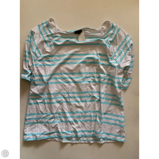 Top Long Sleeve By Talbots In Striped Pattern, Size: Xl