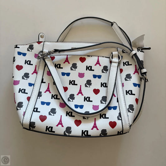 Handbag Designer By Karl Lagerfeld, Size: Medium