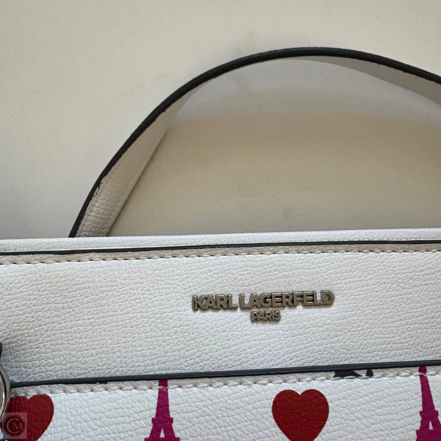 Handbag Designer By Karl Lagerfeld, Size: Medium