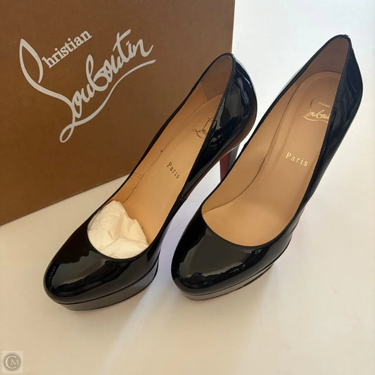 Shoes Luxury Designer By Christian Louboutin In Black, Size: 9