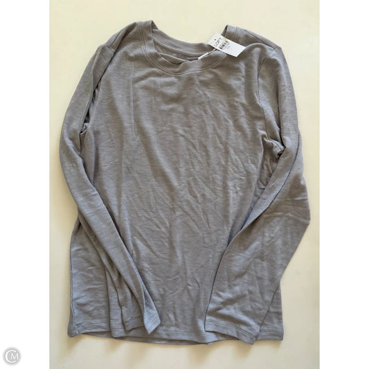 Top Long Sleeve By Loft In Grey, Size: 2x