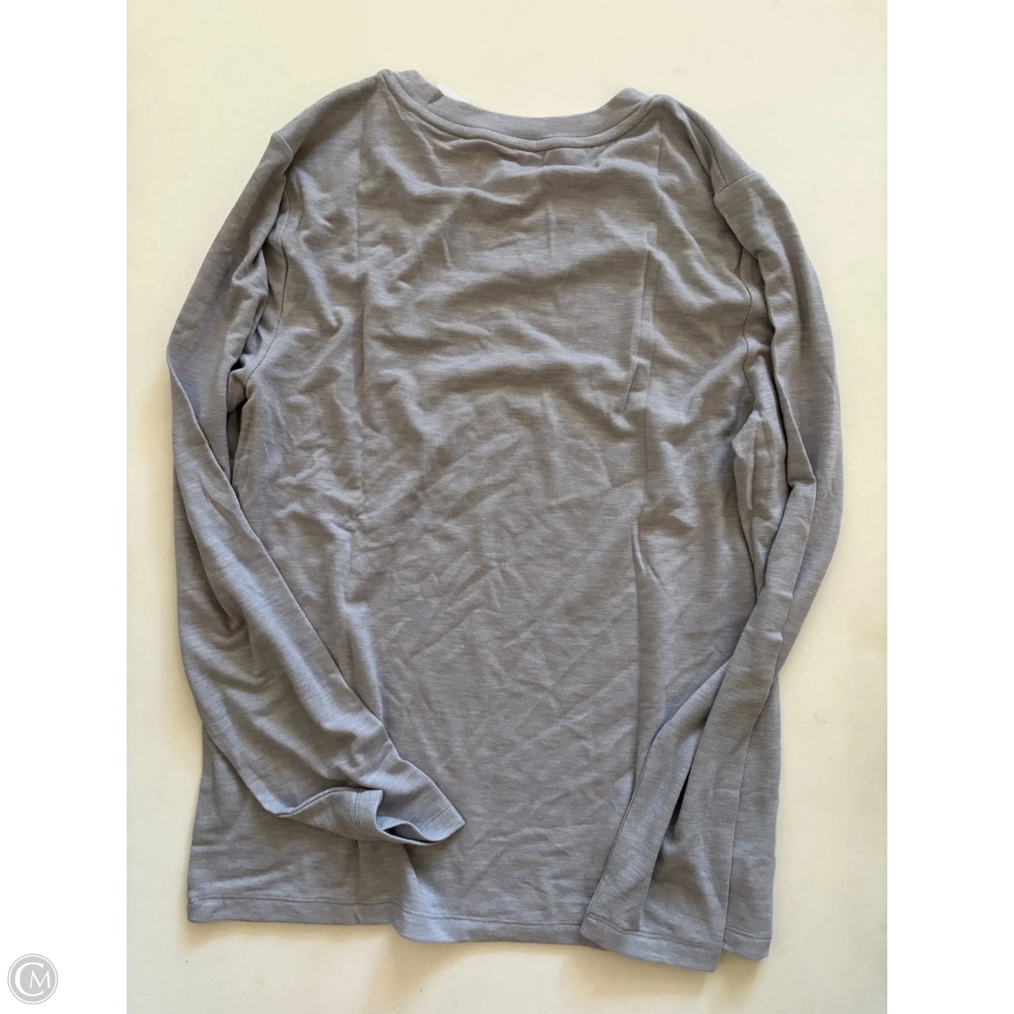 Top Long Sleeve By Loft In Grey, Size: 2x