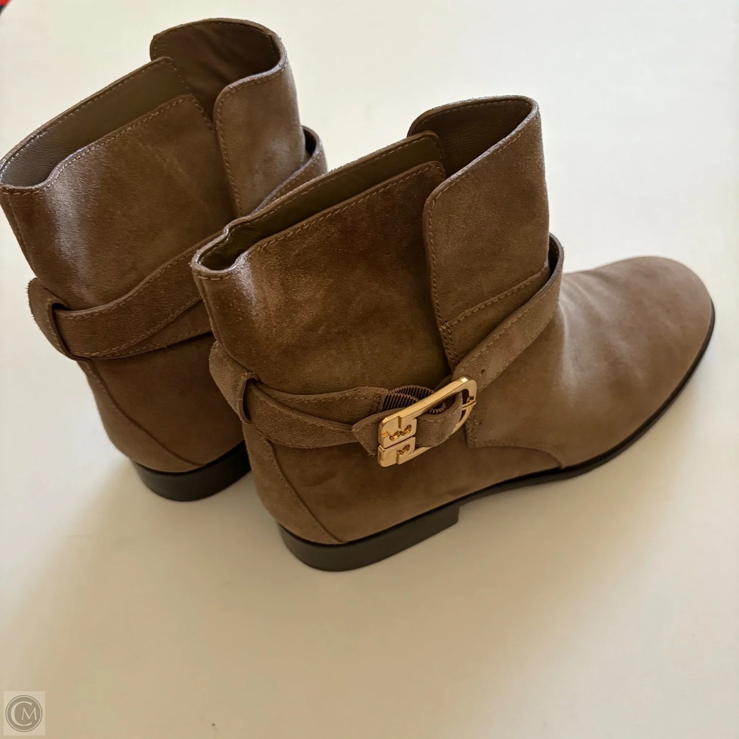 Boots Designer By Tory Burch In Tan, Size: 8.5