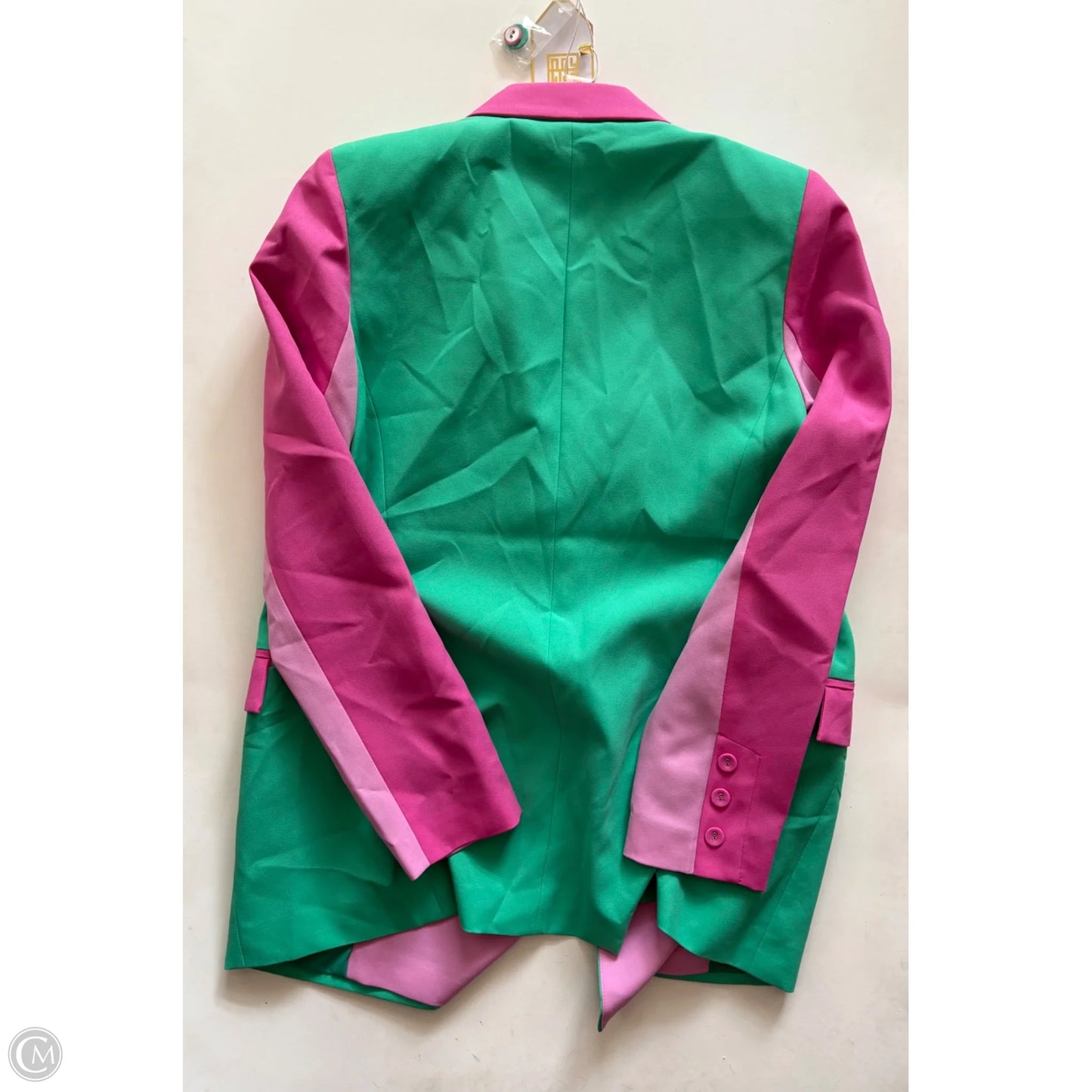 Blazer By Cma In Green & Pink, Size: Xs