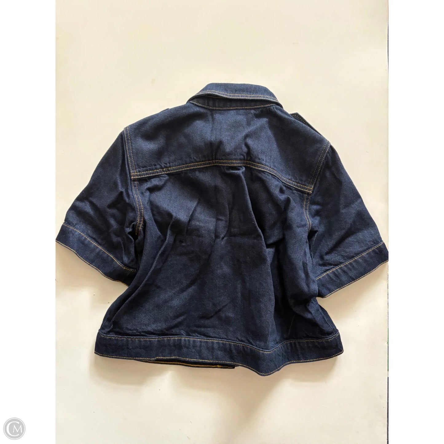 Jacket Denim By Loft In Blue, Size: Xs