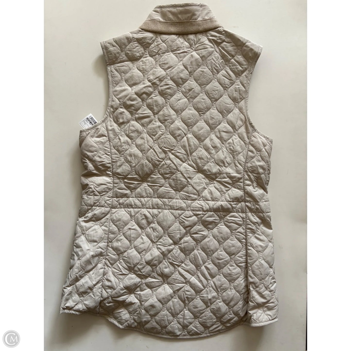 Vest Faux Fur & Sherpa By Peter Millar In Cream, Size: S