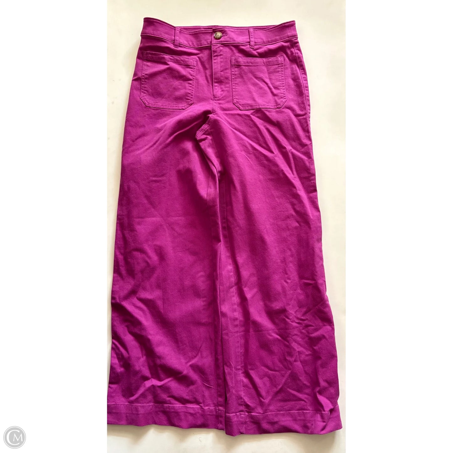 Jeans Flared By Loft In Pink, Size: 6