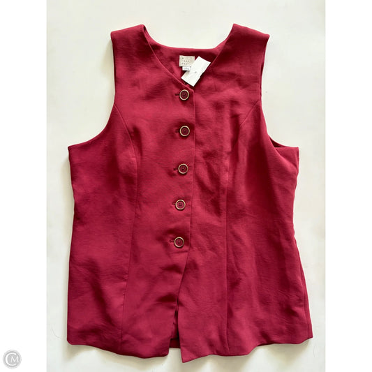 Vest Other By A New Day In Red, Size: L