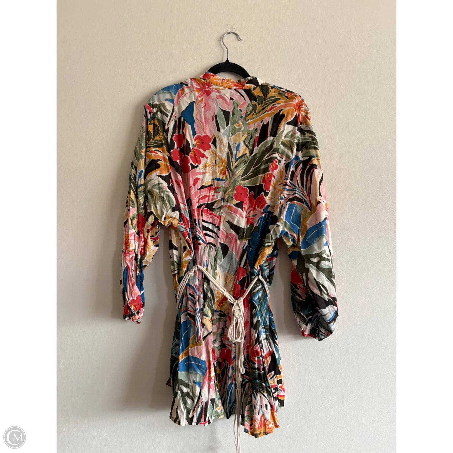 Dress Casual Midi By H&m In Floral Print, Size: L