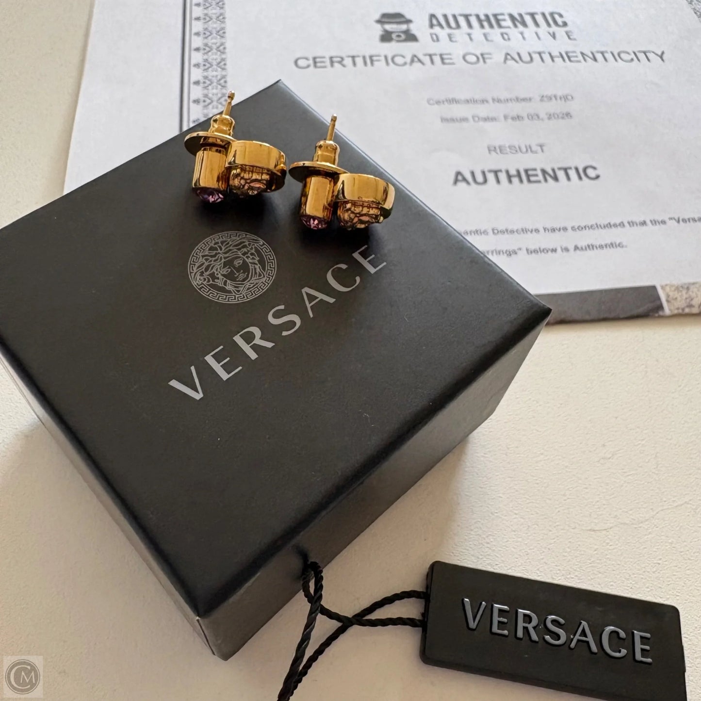 Earrings Luxury Designer By Versace