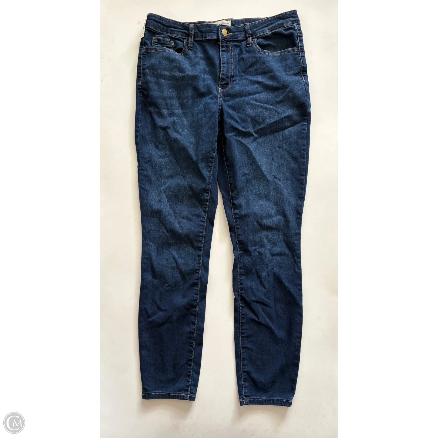 Jeans Skinny By Universal Thread In Blue, Size: 8