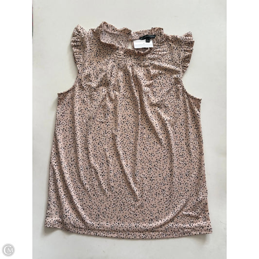 Top Sleeveless By Adrianna Papell In Cream, Size: M