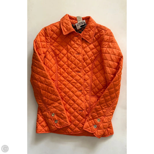 Coat Puffer & Quilted By Divuna In Orange, Size: S