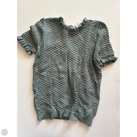 Sweater Short Sleeve By Marled In Green, Size: M