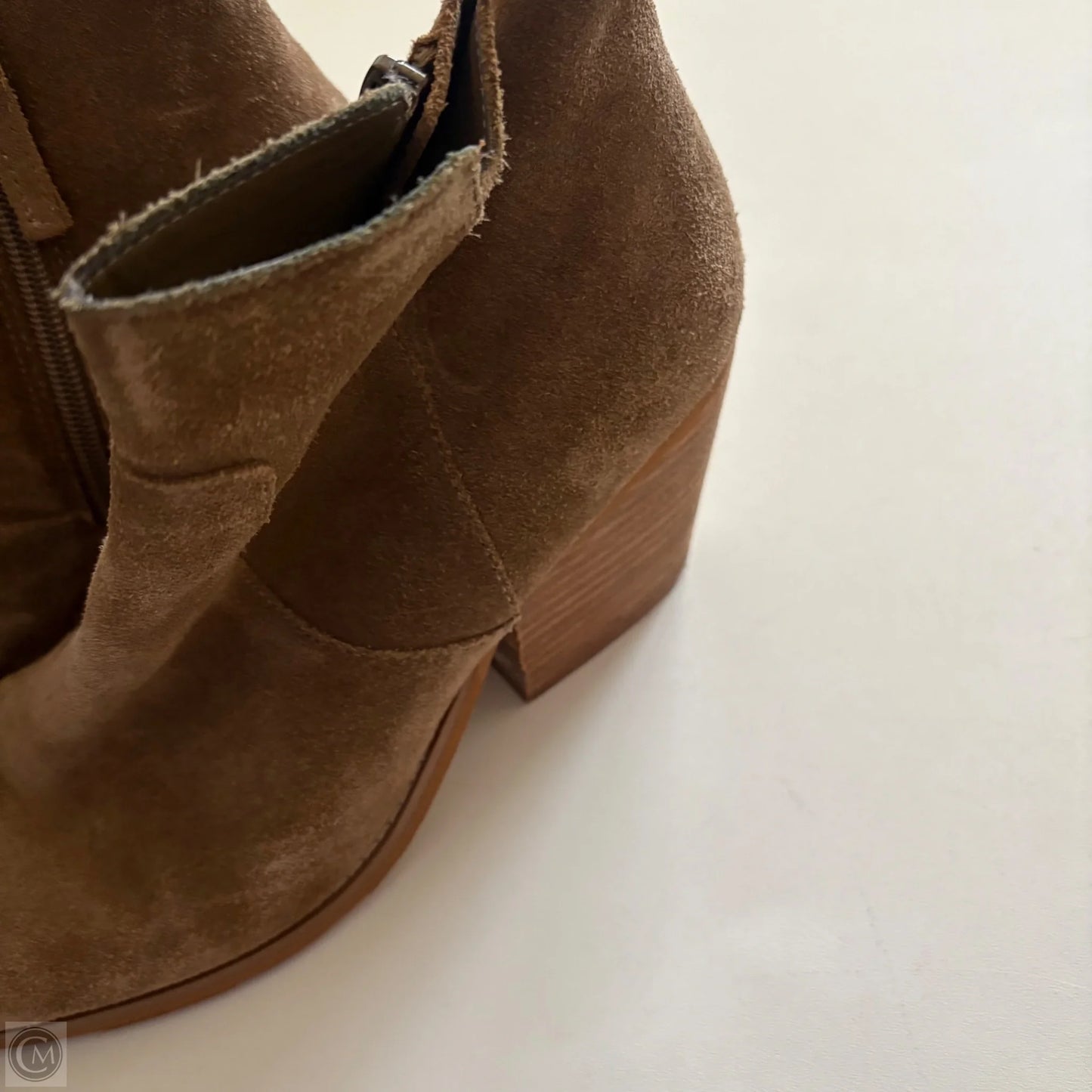 Boots Ankle Heels By Treasure And Bond In Brown, Size: 8.5