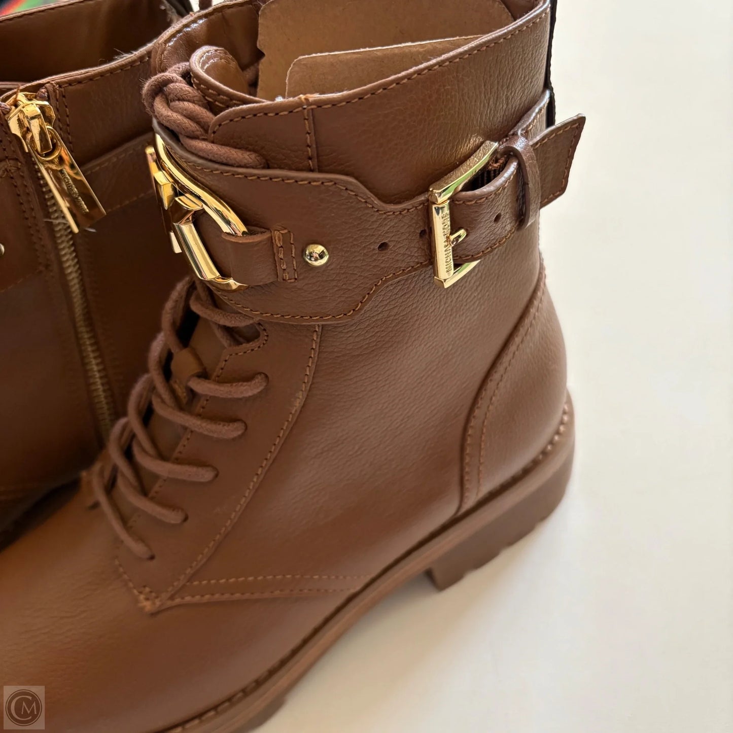 Boots Designer By Michael Kors In Brown, Size: 7