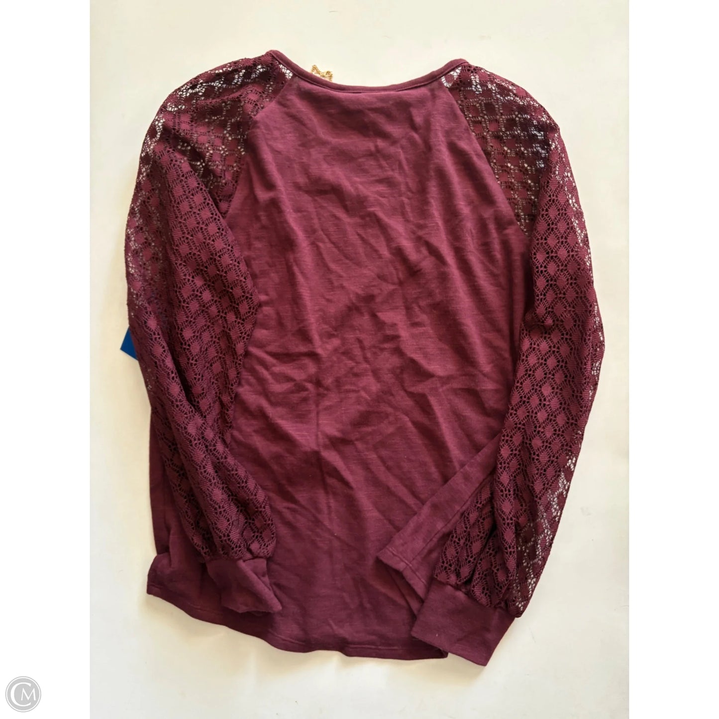 Sweater By Apt 9 In Maroon, Size: S