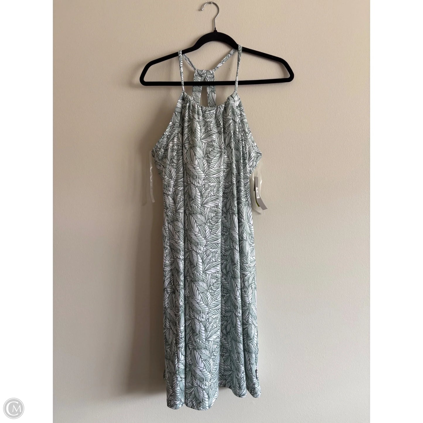 Dress Casual Midi By Eddie Bauer In Green, Size: L