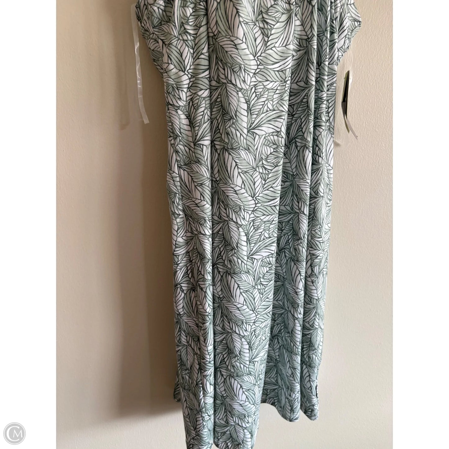 Dress Casual Midi By Eddie Bauer In Green, Size: L